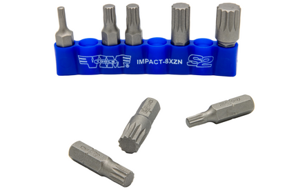 8 PC 5/16″ Shank Impact Triple Square Bit Set