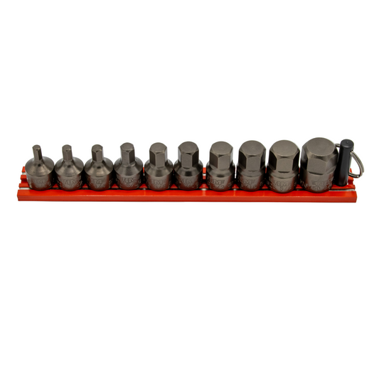 IMPACT Hex Driver Set, Inch 10 pc, Power or Hand Approved, 3/8″Sq. Drive