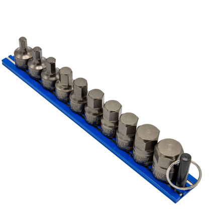 IMPACT Metric Hex Driver Set 10 pc, Power or Hand Approved, 3/8″Sq. Drive