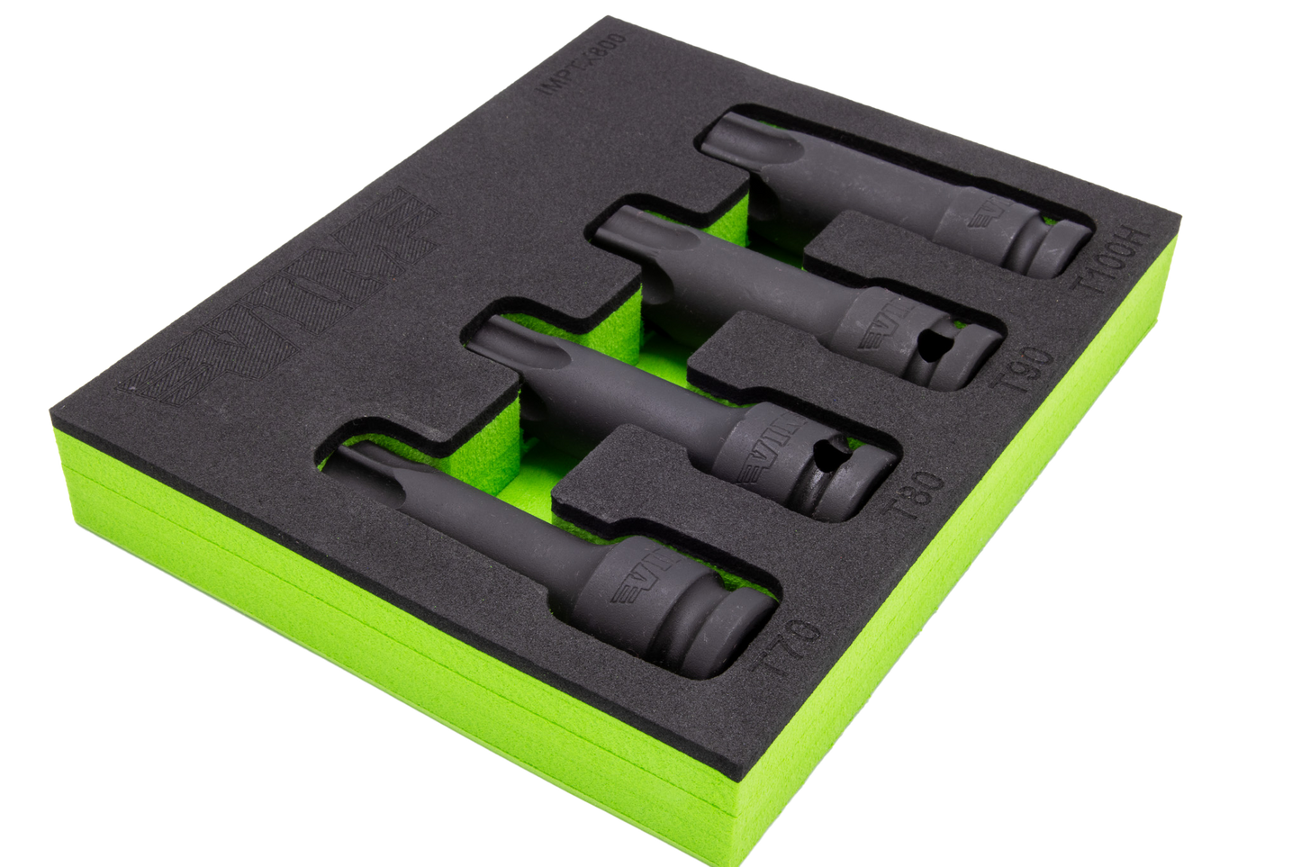 1/2″ Drive Impact TORX® Drivers, T70,T80,T90,T100, One Piece Drivers, 3″ Long