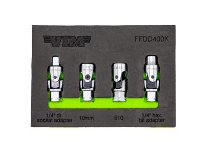 4 Piece Firm Flex Dual Drive 1/4” x 11mm UJ Kit