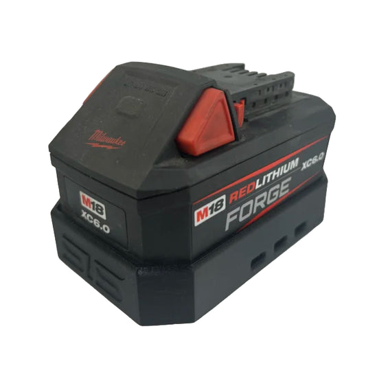 STS Auto Design MW1860F - Milwaukee Style Forge 6.0 Magnetic Battery Cover
