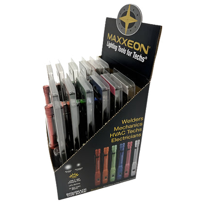 WorkStar® Mixed Display 12-Pack - Rechargeable Penlights USB-C