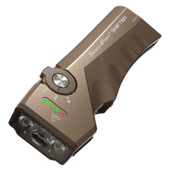 SearchPoint® SHIFTER Rechargeable Handheld Flashlight, available in BROWN