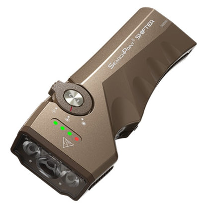 SearchPoint® SHIFTER Rechargeable Handheld Flashlight, available in BROWN