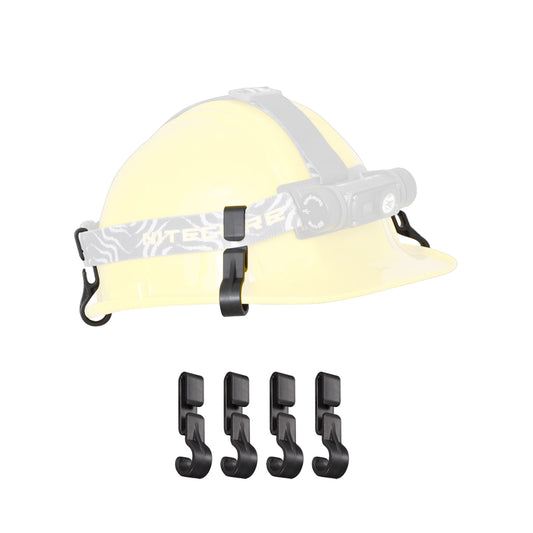 NHC10 Helmet/Hard Hat Clips for HC60 HC70 HC30 NU10 NU20 NU30 Headlamps