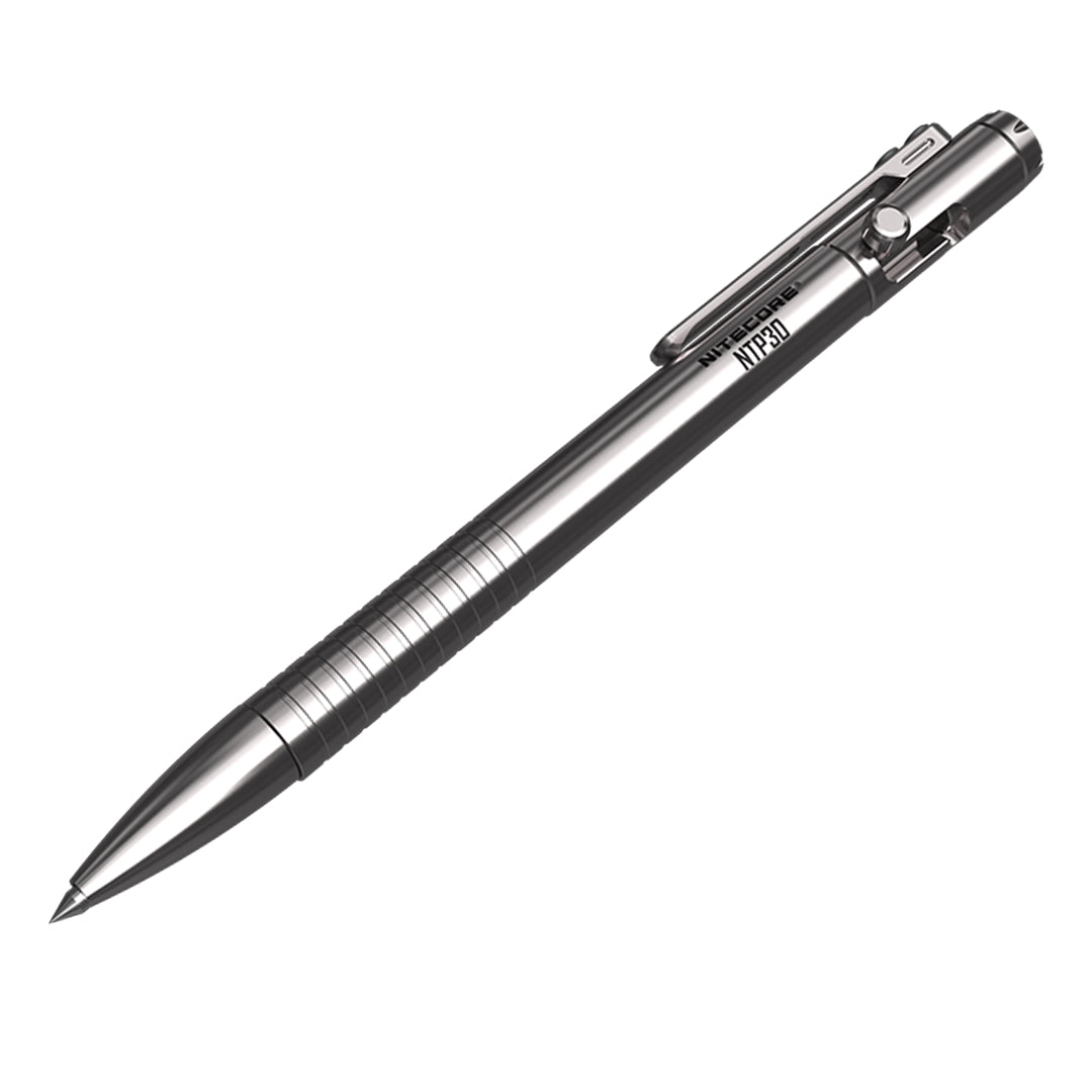 Nitecore NTP30 Titanium Bidirectional Bolt Action Tactical Pen