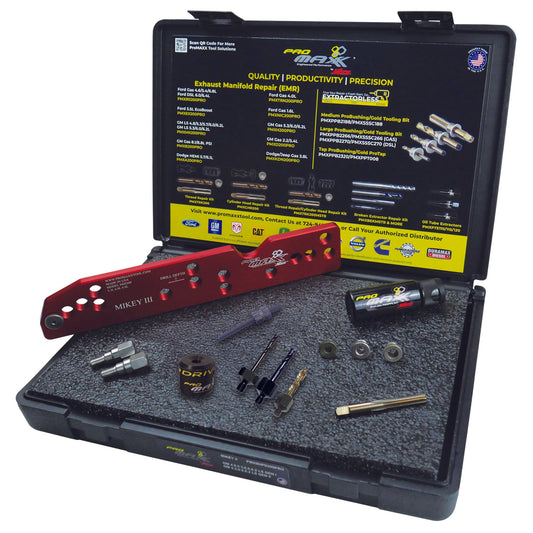ProMAXX Exhaust Manifold Repair Kit – Broken Bolt, GM/GMC LS 4.8L, 5.3L, 6.0L, 6.2L & NEW LT 6.6L - Mikey III