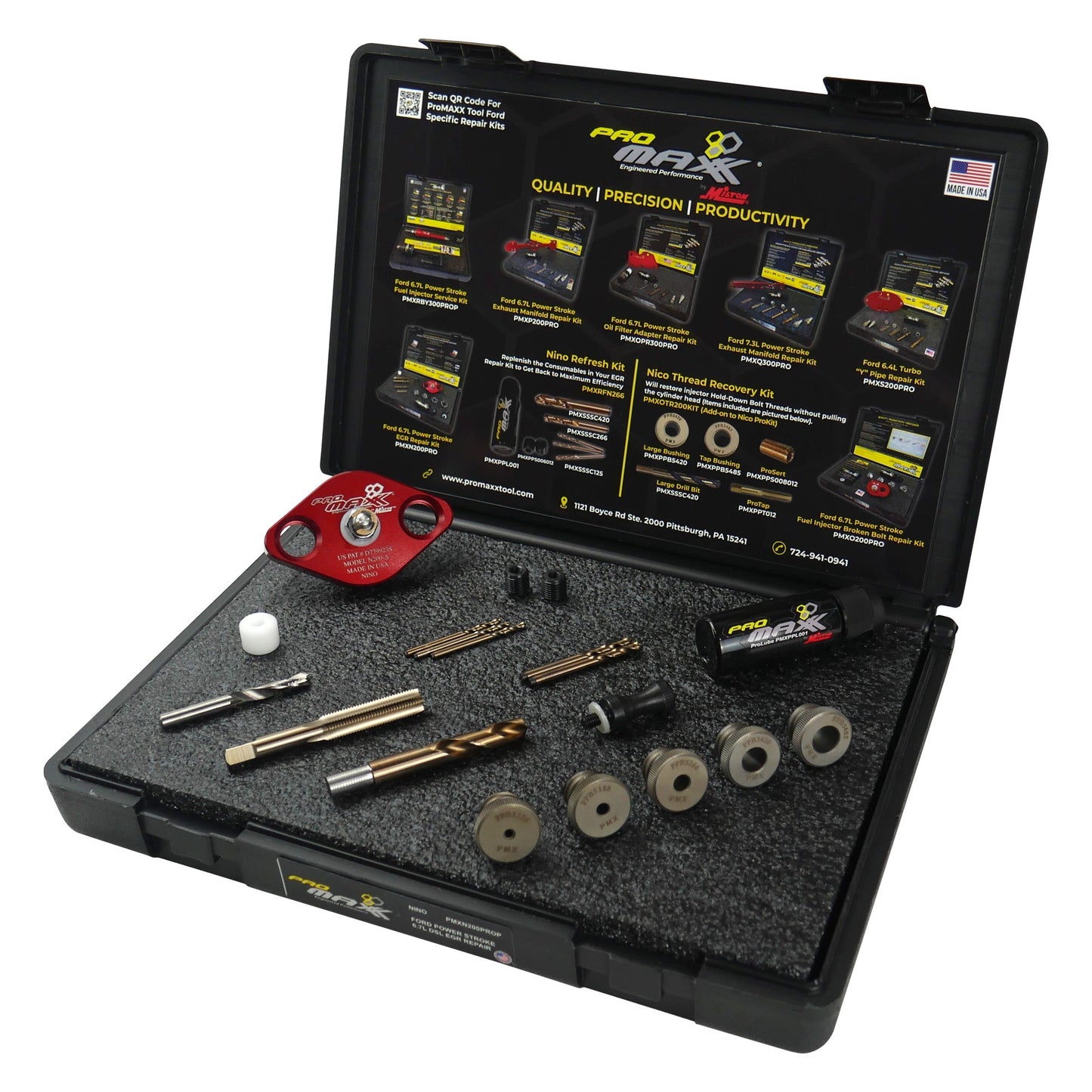 ProMAXX Tool Ford 6.7L EGR Tube 6mm Bolt Repair Kit