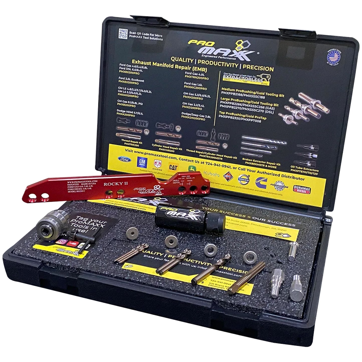 ProMAXX Tool Ford Gas 4.6L, 5.4L, 6.8L, and Diesel 6.0L, 6.4L Bolt Repair Kit