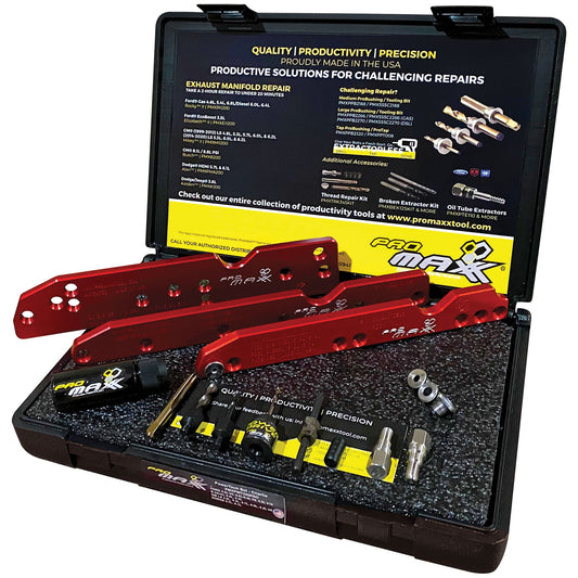 ProMAXX Exhaust Manifold Broken Bolt Repair Kit Ford, GM, Dodge, Ram, Jeep, Combo - 1 Kit Repairs 20 Engines