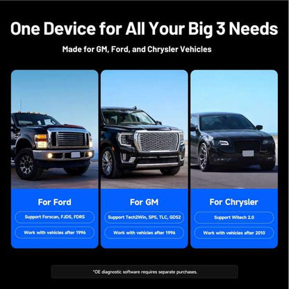 TOPDON J2534 Pass-thru Programmer for GM, Ford, and Chrysler