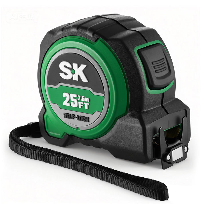 SK Tools USA - 25 Ft. Self-Locking Tape Measurer, #SK02342