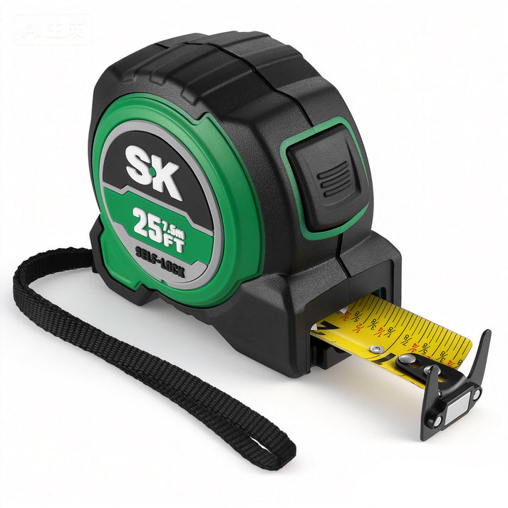 SK Tools USA - 25 Ft. Self-Locking Tape Measurer, #SK02342