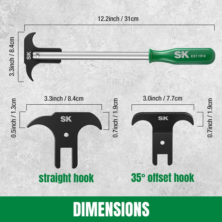 SK Tools USA - Seal Puller with 2 Extra Blades, #SK03482