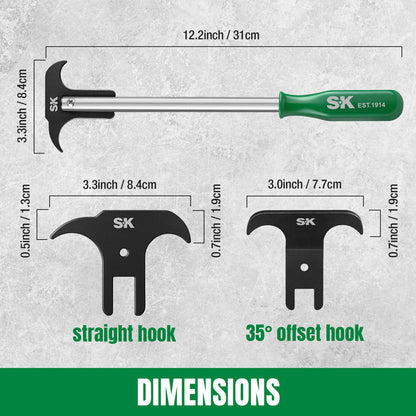 SK Tools USA - Seal Puller with 2 Extra Blades, #SK03482