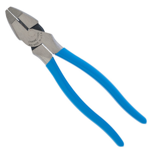 Channellock XLT™ Round Nose Linemen's Pliers (8.5" & 9.5")