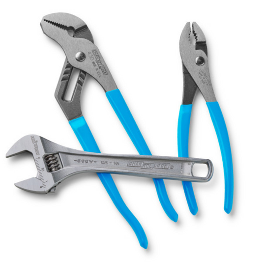 Channellock 3pc Plier Set: 430, 528, 808W, Poly-Bagged