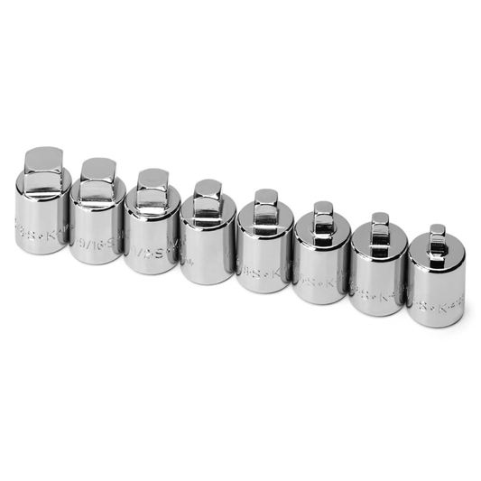 8 Piece 1/2" Drive Male Pipe Plug Socket Set