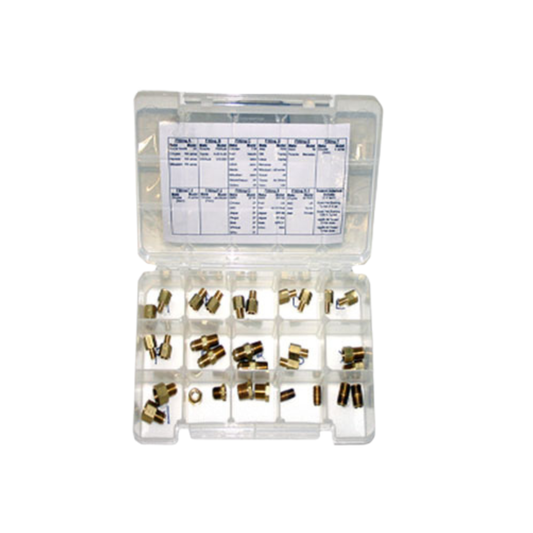 Flo-Dynamics G-TEC Transmission Pressure Gauge Fitting Kit (Includes Case) - complete kit