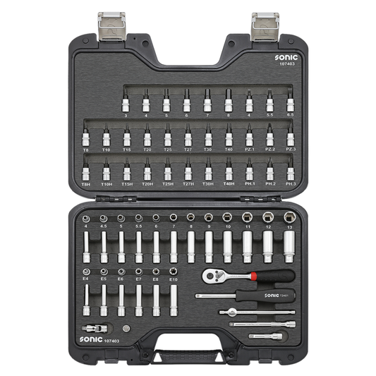 Sonic Tools - MCS Combination Set 1/4'', 74-pcs