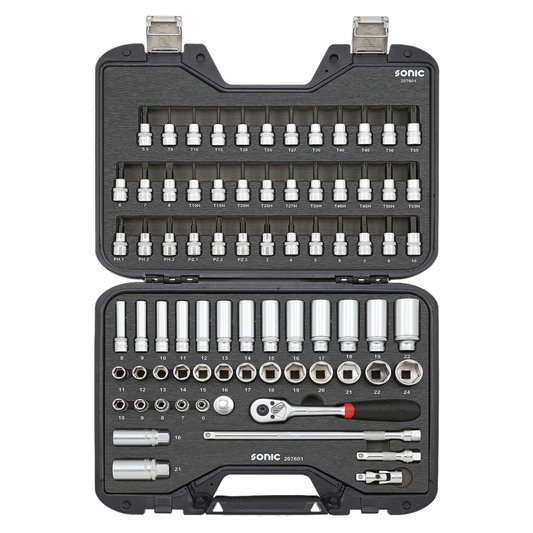 Sonic Tools - MCS Metric Socket & Bit Socket Set 3/8", 76-PCS