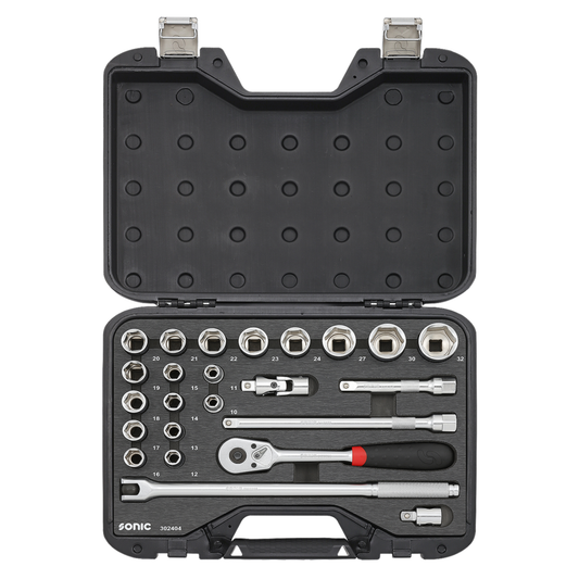 Sonic Tools - MCS Metric Socket Set 1/2", 24-pcs