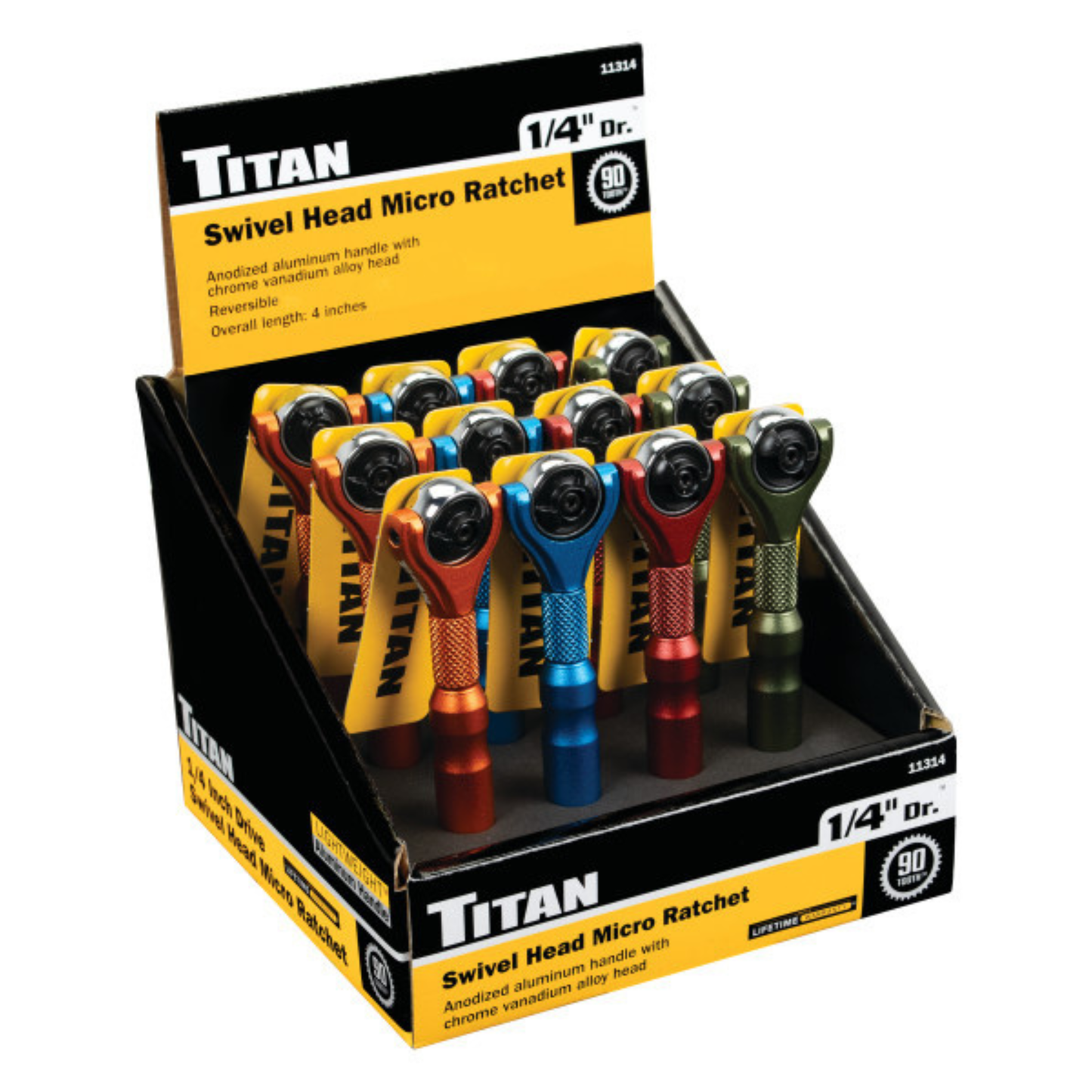 1/4 in. Drive Micro Ratchet Counter Display (11314)