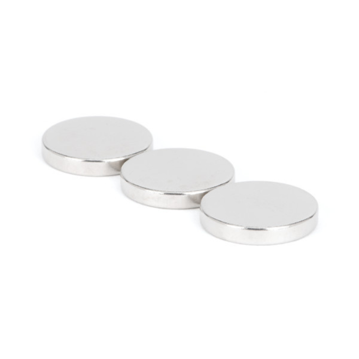 3 pc. 18 mm Rare Magnetic Discs (11177)