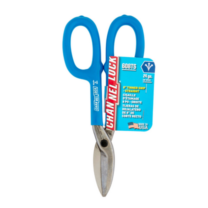 Channellock 8-Inch Straight Tinner Snip