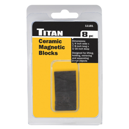 8 pc. Ceramic Magnetic Blocks (11181)