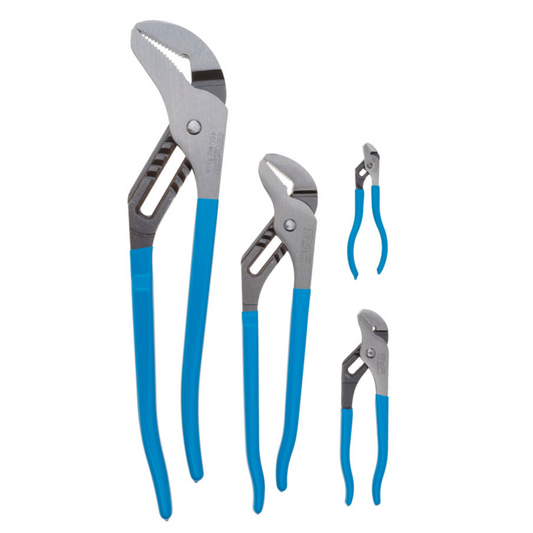 Channellock 4pc Pro's Choice Tongue & Groove Pliers Set