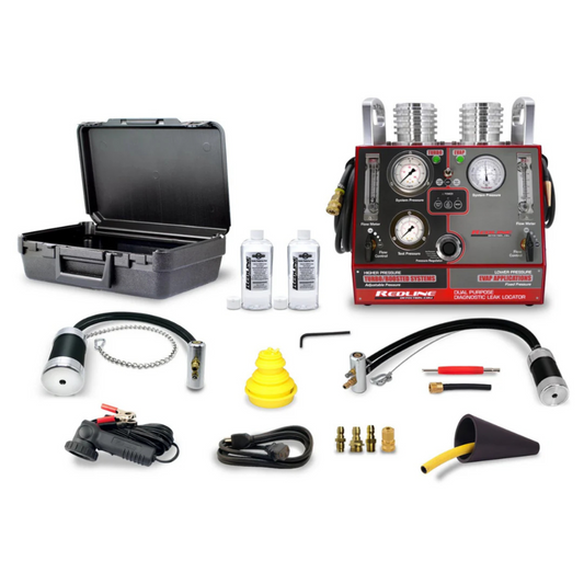 Dual Purpose Diagnostic Leak Locator