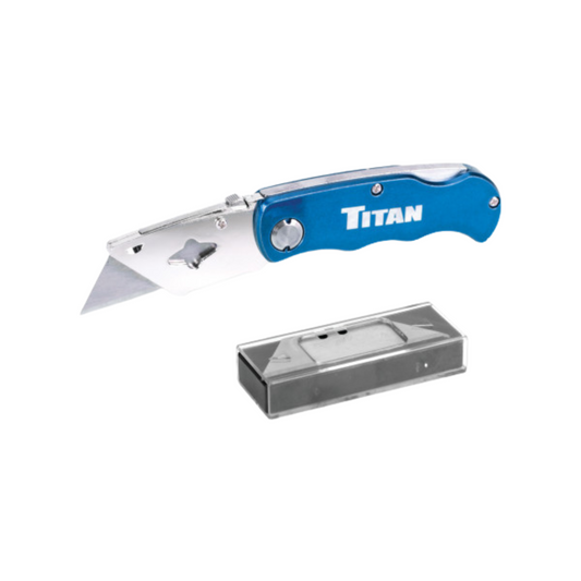 Folding Utility Knife - Blue (11018)