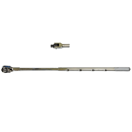 3/4″ Dr. Heavy-Duty Extendable Ratchet & Breaker Bar Kit (OAL 29″–40″)