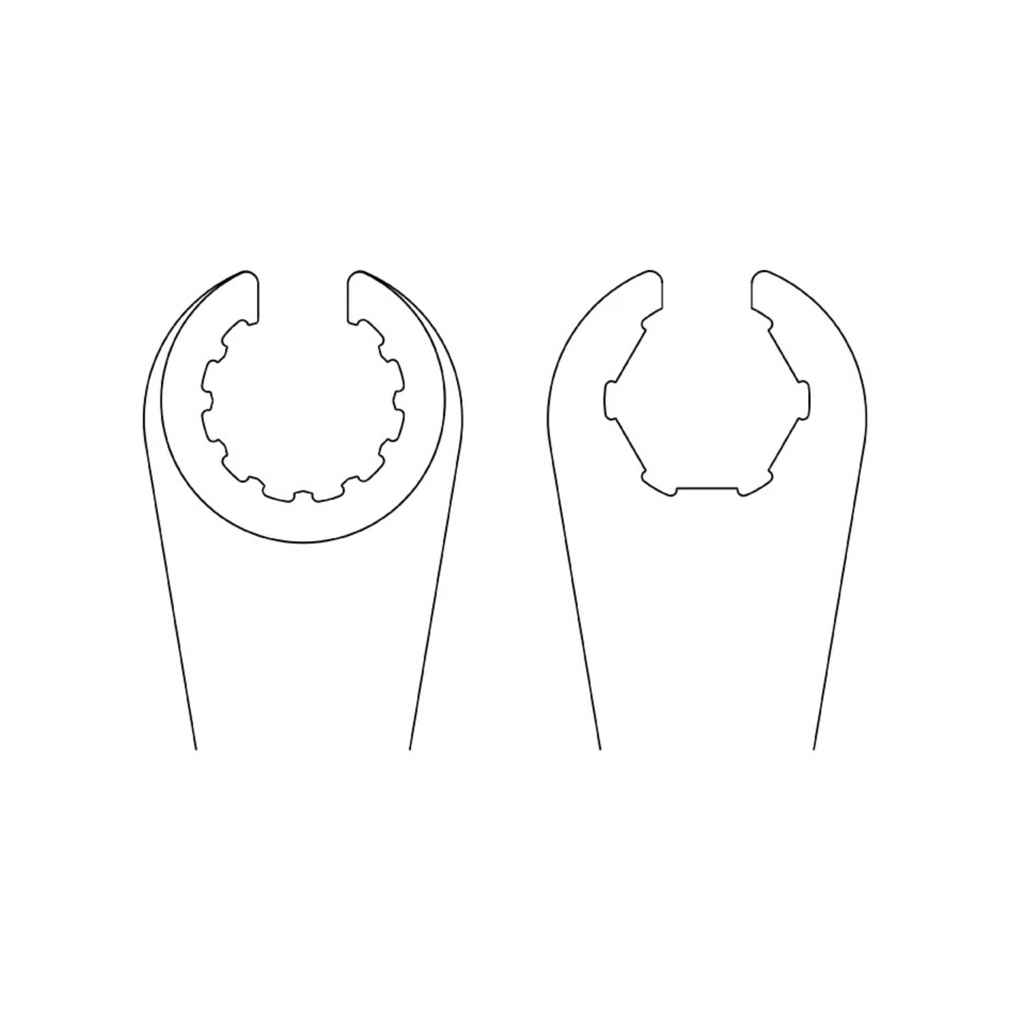 12-POINT AND 6-POINT SPLINE DRIVE LONG OXYGEN SENSOR SOCKET