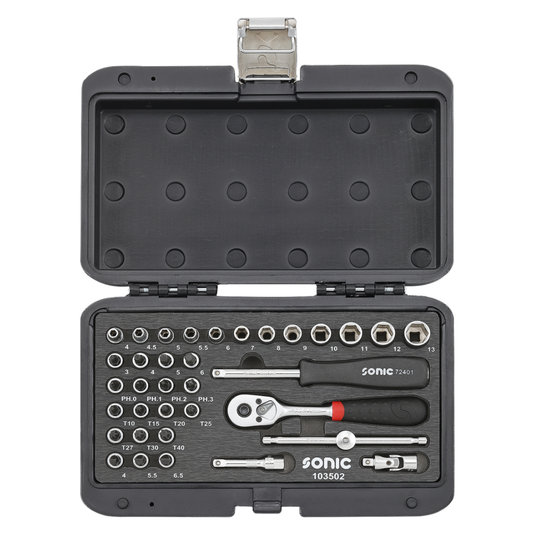 BMCS 1/4" Socket & bit set 35 pcs