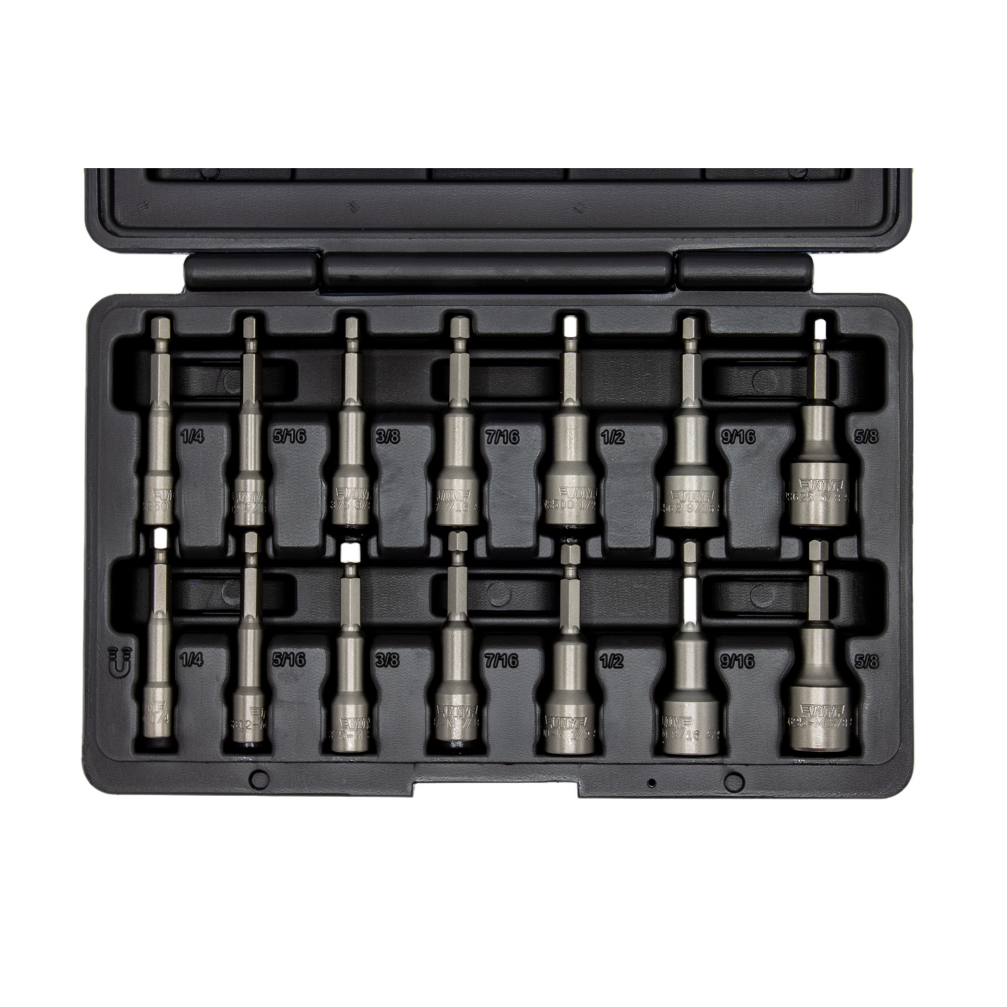 14 PC. SAE NUT SETTER SET (1/4” – 5/8”)