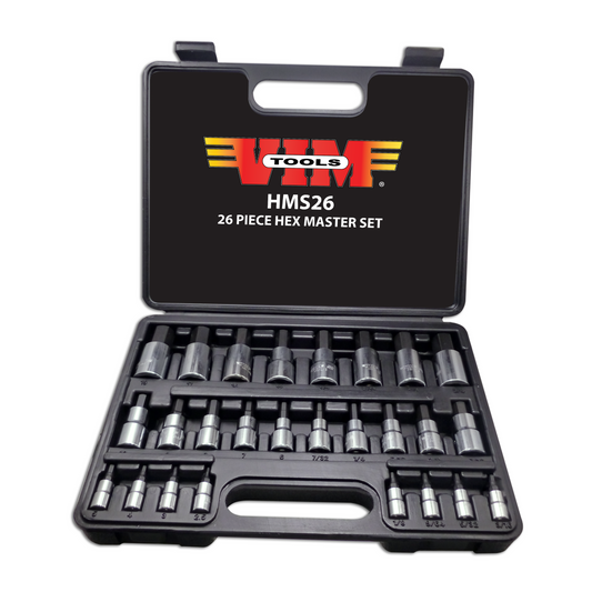 Master Hex Drive Set, 26 pc, 13 pc Metric