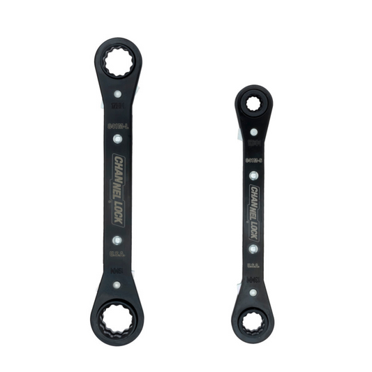 Channellock 2pc Metric Ratcheting Combination Wrench Set