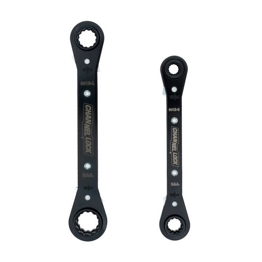 Channellock 2pc SAE Ratcheting Combination Wrench Set