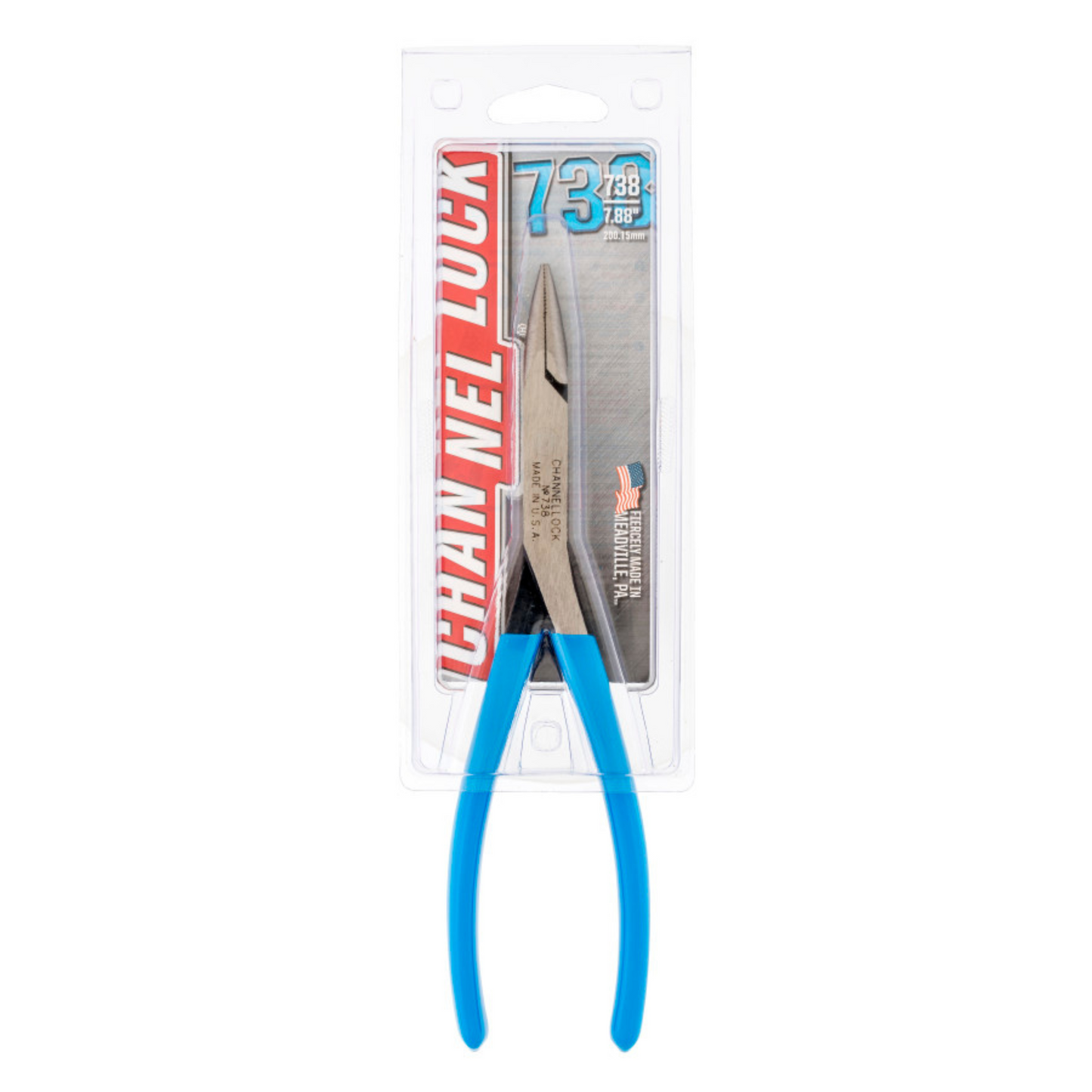 Channellock 8-Inch Needle Nose Long Reach Pliers