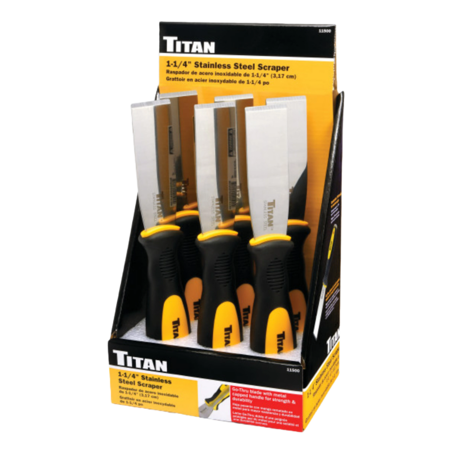 1-1/4 in. Stainless Steel Scraper (11500)