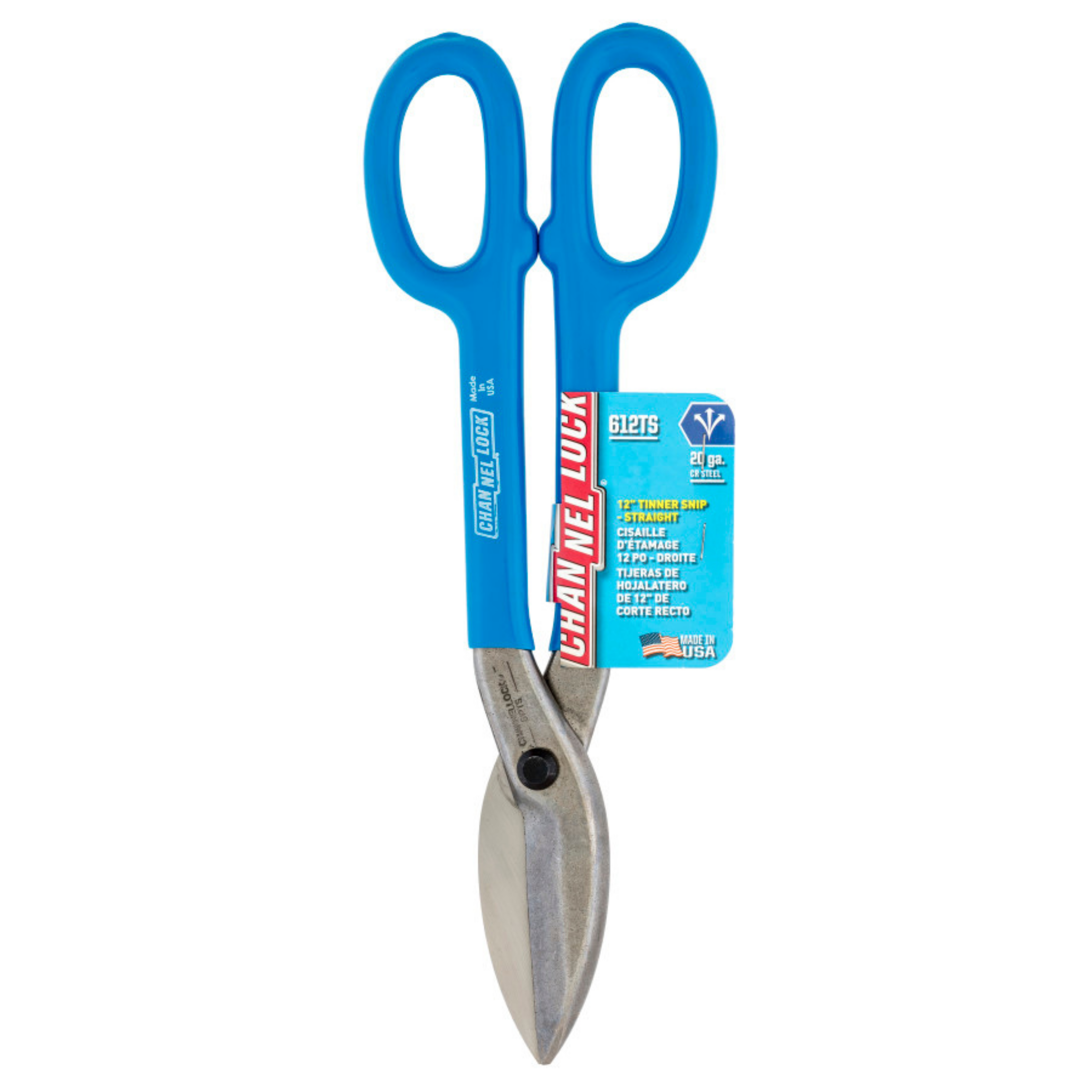 Channellock 12-Inch Straight Tinner Snip – Ridge Toolbox