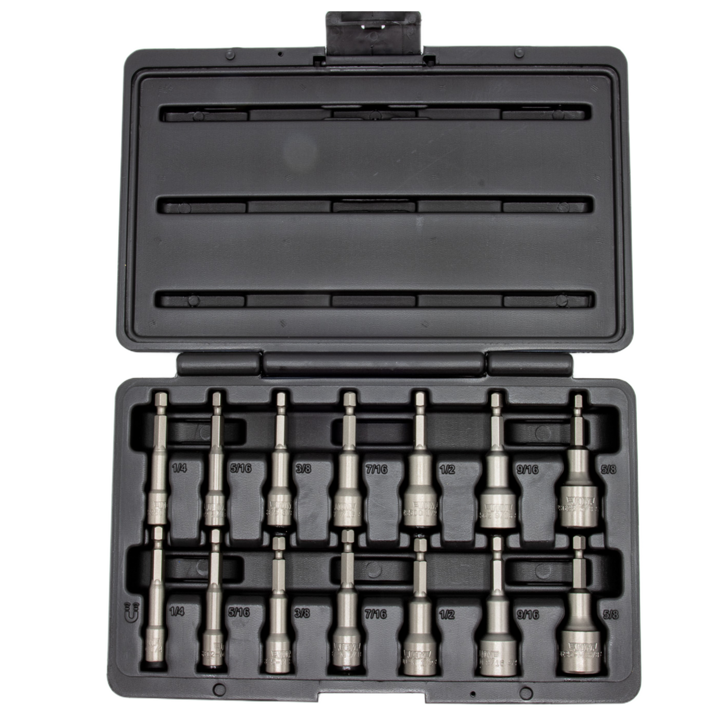 14 PC. SAE NUT SETTER SET (1/4” – 5/8”)