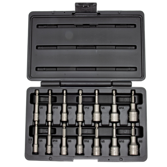 14 PC. SAE NUT SETTER SET (1/4” – 5/8”)