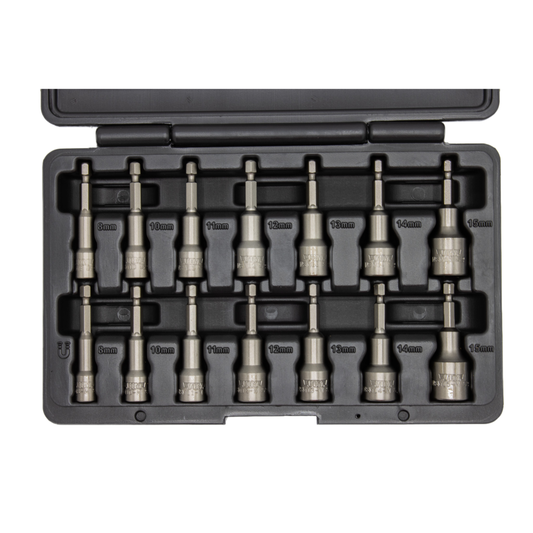 14 PC. METRIC NUT SETTER SET (8-15MM)