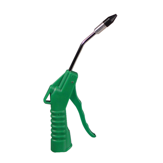 Astro Pneumatic - Deluxe 4" Air Blow Gun - Green with 1/2" Removable Rubber Tip