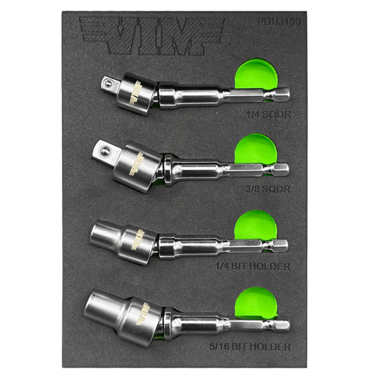 4 Piece Power Driver UJ Adapter Set