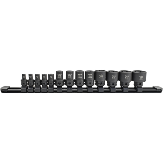 Astro Pneumatic - 13-Piece 1/4″ & 3/8″ Drive External Torx Nano Impact Socket Set